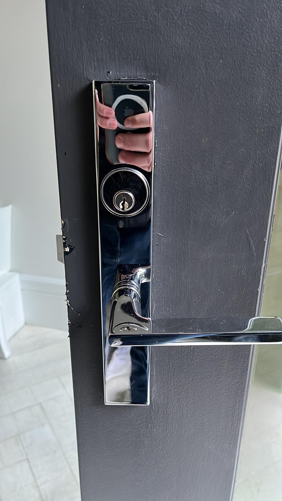 Repairing a mortise lock on a door